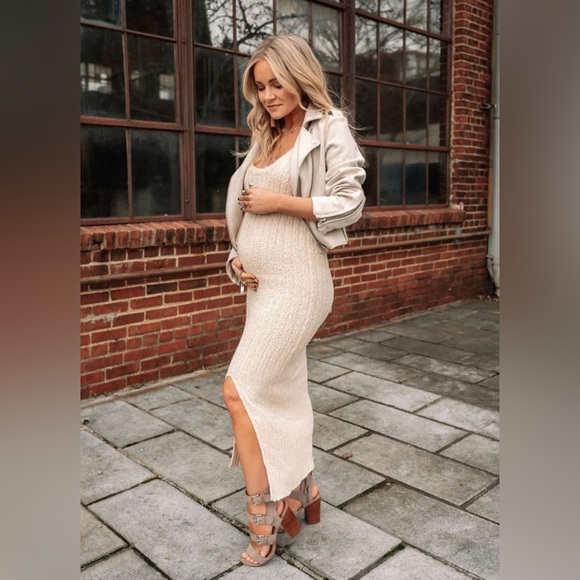 VICI Desert Moon Ribbed Midi Dress | M - Picture 2 of 10